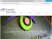 Tablet Screenshot of coastaleyes.com